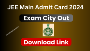 JEE Main Admit Card 2024