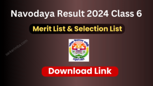 Navodaya Result 2024 Class 6